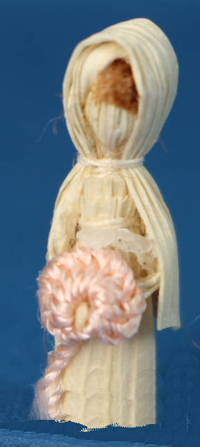 (image for) Corn husk doll with bouquet