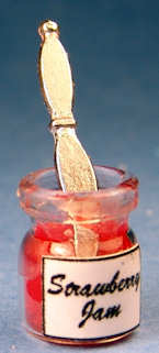 Strawberry jam jar - Click Image to Close