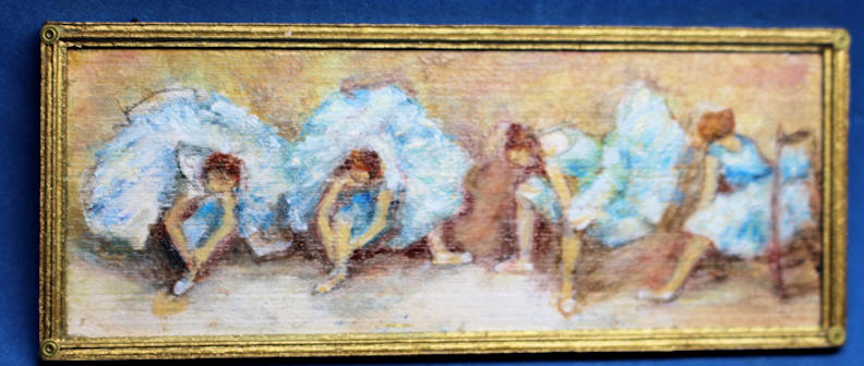 (image for) "Ballerinas Adjusting Slippers" painting
