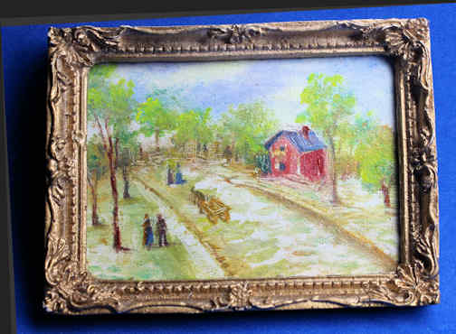 Painting Village of Voisins (image for) Painting Village of Voisins