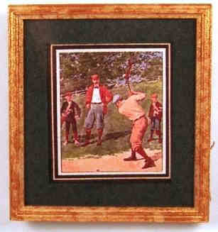 Golfer's print