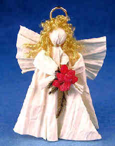 Angel tree topper - corn husk