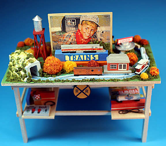 (image for) Model train set display