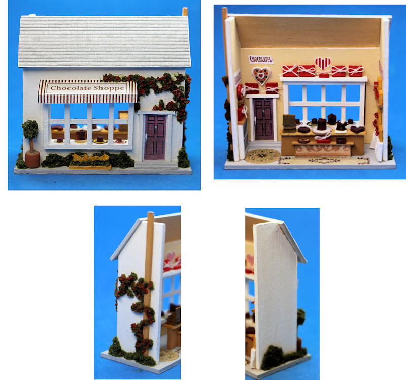 (image for) Chocolate shop roombox - 1/144 scale