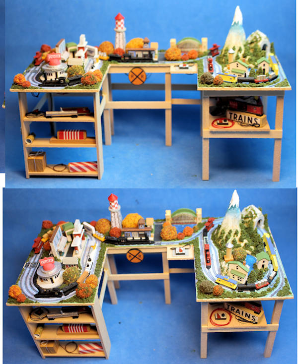 (image for) Model train set - U shaped