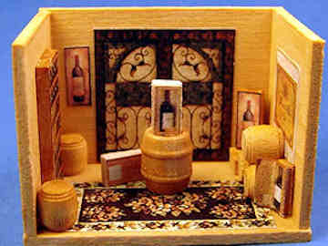 (image for) Wine shop roombox small- 1/144 scale