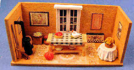 Country kitchen roombox - 1/144 scale