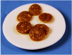 Plate of chocolate cookies