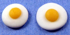Fried eggs - set of 2