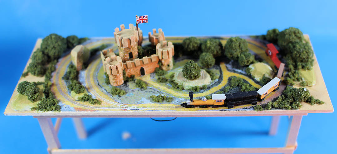 (image for) Model train set English countryside
