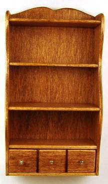 (image for) Wall shelf - walnut