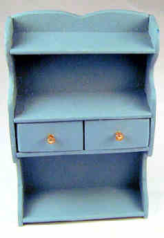 Colonial shelf - blue