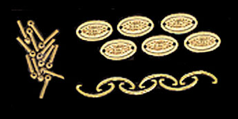 (image for) Drawer pulls - Hepplewhite - set of 6