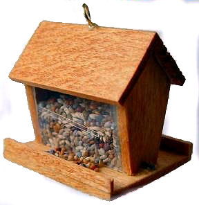 Bird baths, houses, feeders