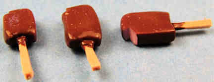 (image for) Ice cream pops with bites - set of 3