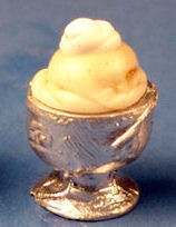 Dish of ice cream - vanilla - Click Image to Close