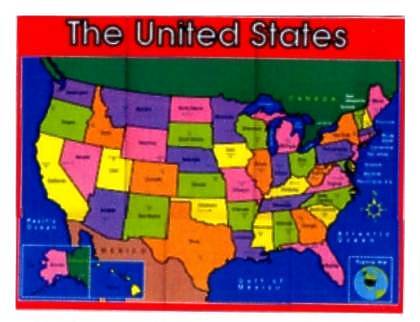 (image for) Classroom wall map