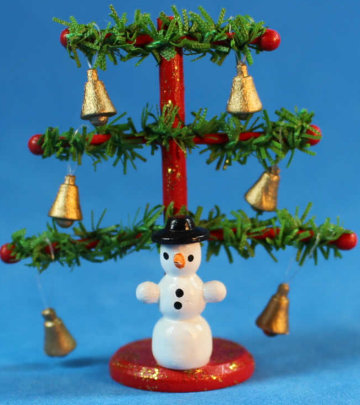 Christmas decoration with snowman - Click Image to Close