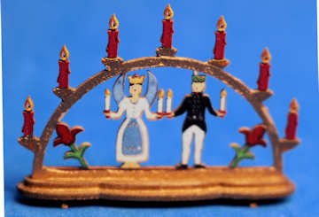 (image for) German candle mantle piece - wedding