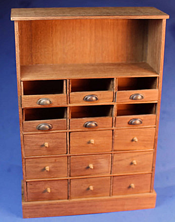 Storage cabinet - bins and drawers