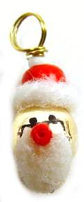 (image for) Christmas tree ornaments - Santa - set of 4