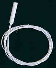 (image for) Candle socket 7/16" - white wire