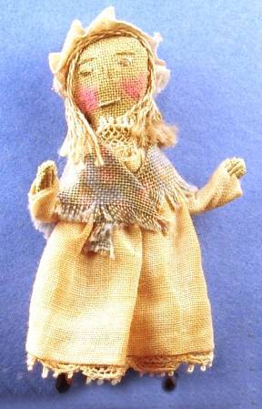 (image for) Doll for a doll - Cloth doll primitive