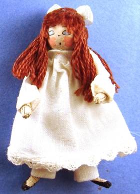 Doll for a doll - Country girl white dress - Click Image to Close