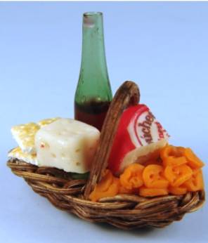 (image for) Wine & cheese basket