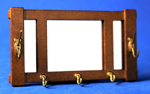 (image for) Mirror with hooks