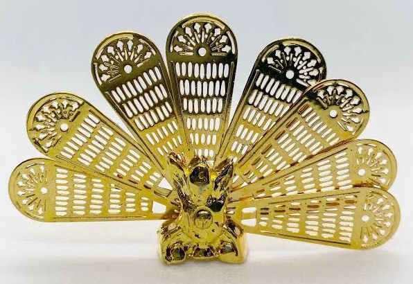 (image for) Fireplace screen - peacock