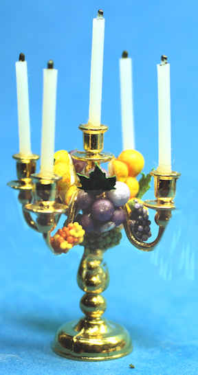 (image for) Fruit laden candelabrum