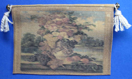 (image for) Faux tapestry on rod - "aged"