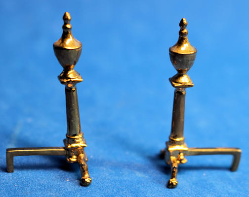(image for) Andirons - brass