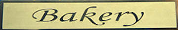 (image for) Bakery shop sign