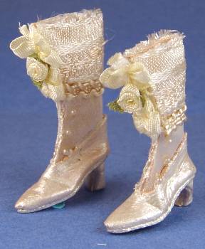 (image for) High button shoes - ecru