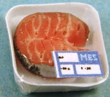 Salmon steak - packaged