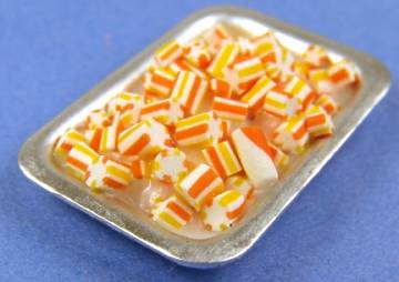 Tray of rock candy