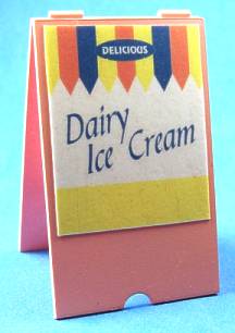 (image for) Ice cream shop - A board