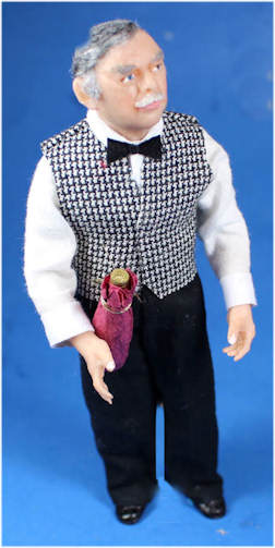 Doll - waiter/sommalier - Click Image to Close