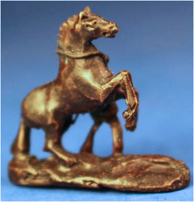 Horse and Greek tamer (Marli horse) - bronze - Click Image to Close