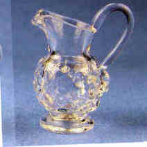 Pitcher - diamond thumbprint