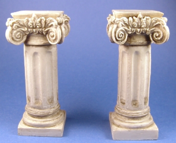 (image for) Pedestal - Ionic gray - pair