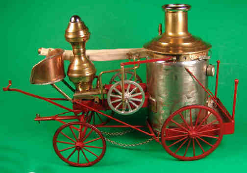 (image for) Old time fire engine pump - **half scale""