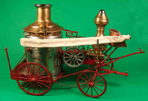 (image for) Old time fire engine pump - **half scale""