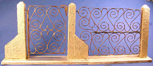 Garden gate and fence - Click Image to Close