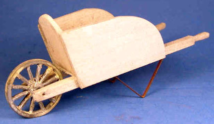 Wheelbarrow - unfinished wood