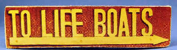 Life boats sign - Click Image to Close