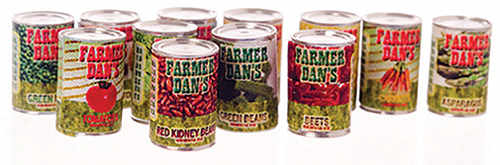 (image for) Set of canned goods
