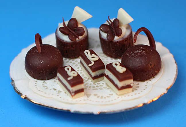 (image for) Platter of chocolate treats